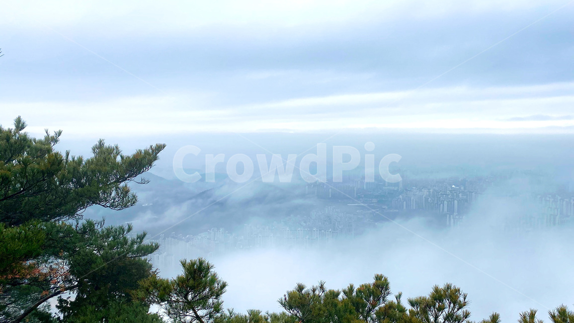 산,구름,구름위,하늘,전망대