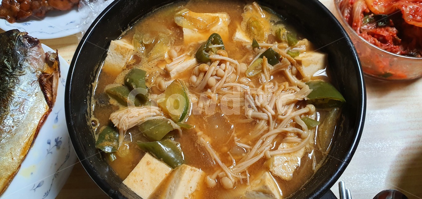 food,식품,meal,요리,식사,dish,bowl,사발,된장찌개,된장,찌개,음식,발효식품