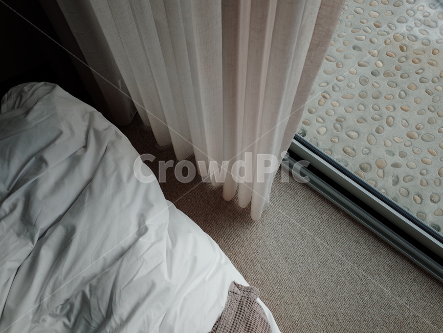 인테리어,커텐,여유,포근함,아늑함,베드,호텔,호캉스,hotel,interior