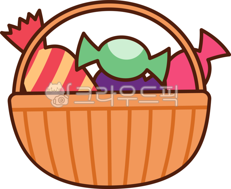 candy basket,symbol,basket,candy,snack,Element,icon,simple,cute,Flat icon,illustration,autumn,Halloween,event,sweet