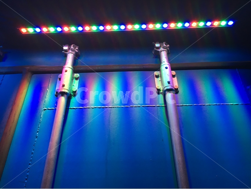 조명,빛,무지개,컨테이너,light