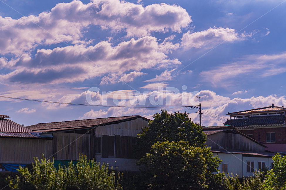 풍경,하늘,구름,집,푸른,초록,파란,전봇대,자연,풍경,nature,landscape,outdoors,옥외,weather,날씨
