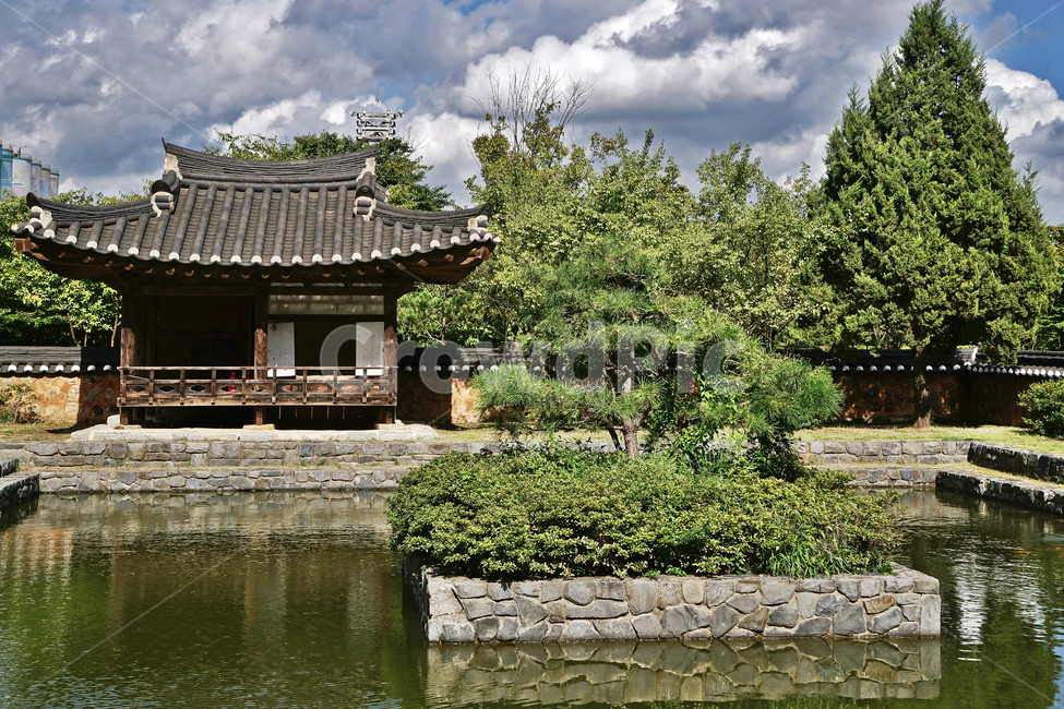한국전통정원,월미공원,정원,국담원,한옥,정자,인천,연못,한국전통,한국문화,korean traditional,korean culture