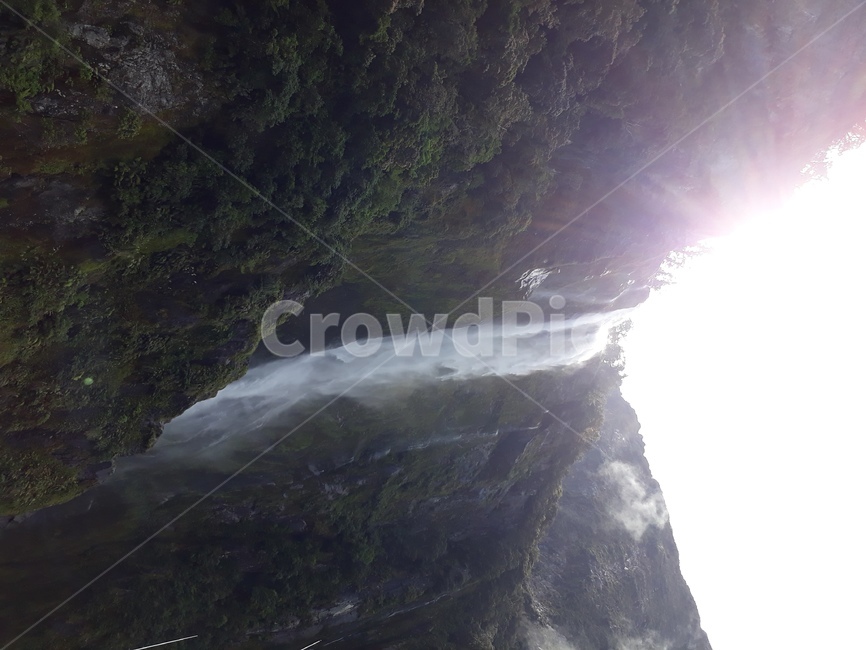 뉴질랜드,강,폭포,여름,맑음,자연,풍경,nature,landscape,flare,플레어,light,빛,outdoors,옥외,river,water,물