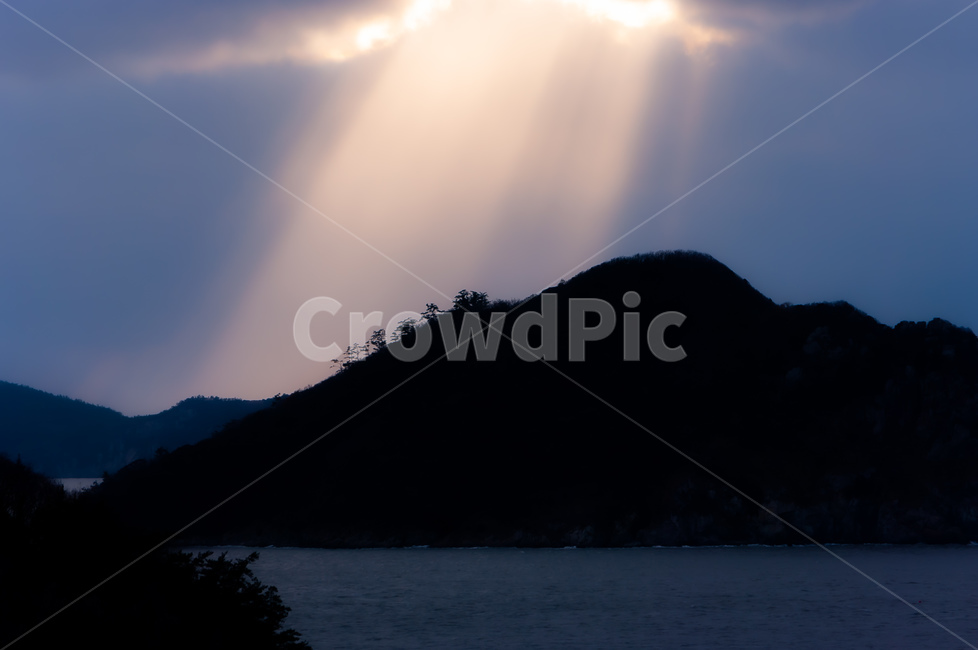 황혼,저녁,해질녁,빛내림,햇살,햇빛,바다,섬,nature,자연,outdoors,옥외,자연,풍경,nature,landscape