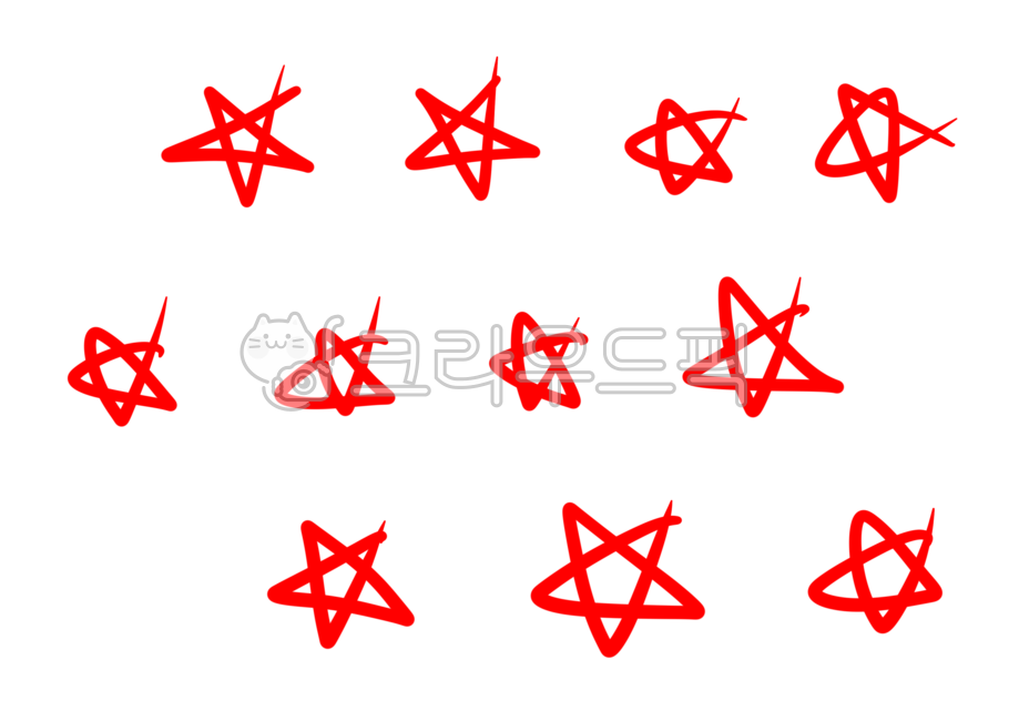 별표,기호,표시,빨간펜,아이콘,노트정리,굿노트스티커,스티커,별스티커,강조표시,필기노트,노트필기,ppt소스,파워포인트소스,필기