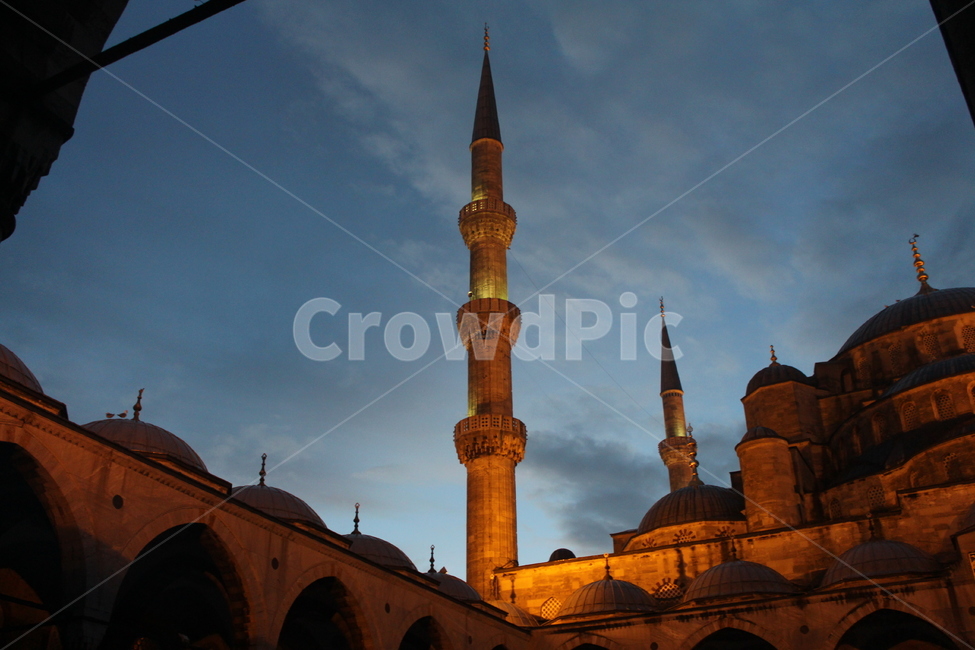 Trkiye,Blue Mosque,Istanbul,dome,building,vault,architecture