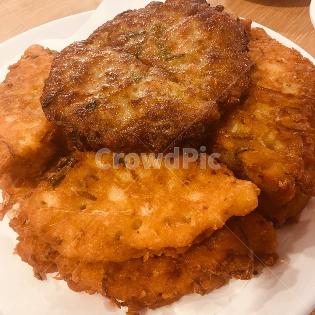 전,광장시장,부침개,요리,음식