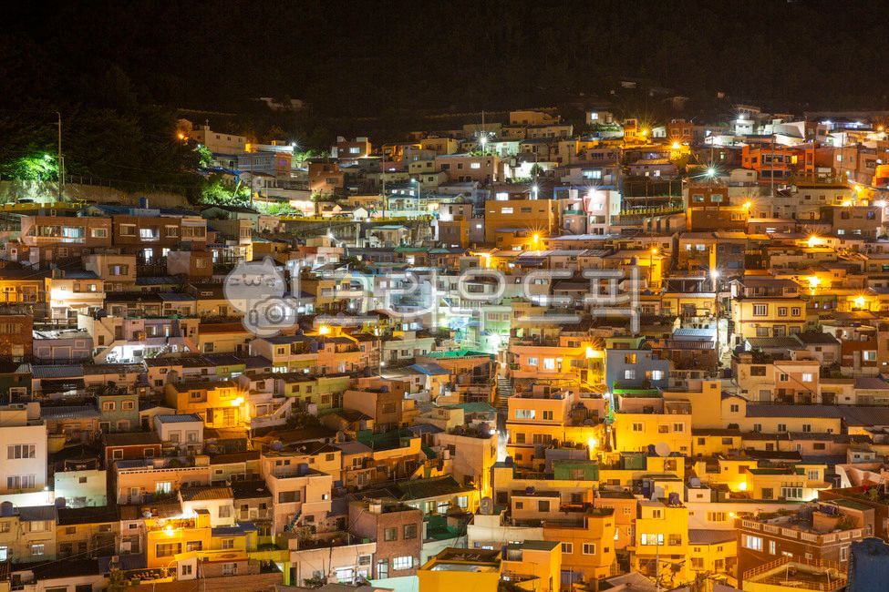 Busan night view,Busan Gamcheon Culture Village,busan,Gamcheon Culture Village,Gamcheon Village,Gamcheondong