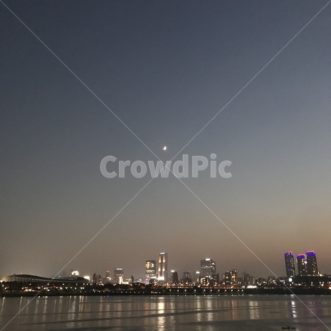 한강,야경,달,도심,그림자,야경,밤,풍경,nightscape,night,landscape,도시,city,한국도시풍경,한국도시경관,korea cityscape,nature,자연,outdoors,옥외