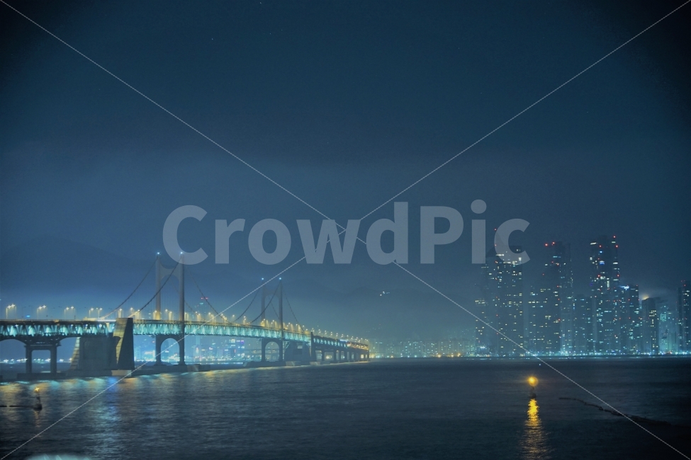 다리,야경,바다,안개,도시,도시,풍경,city,landscape,야경,밤,nightscape,night,building,건물
