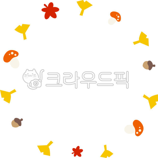 가을,가을일러스트,은행잎,단풍잎,단풍,은행,도토리,버섯,autumn