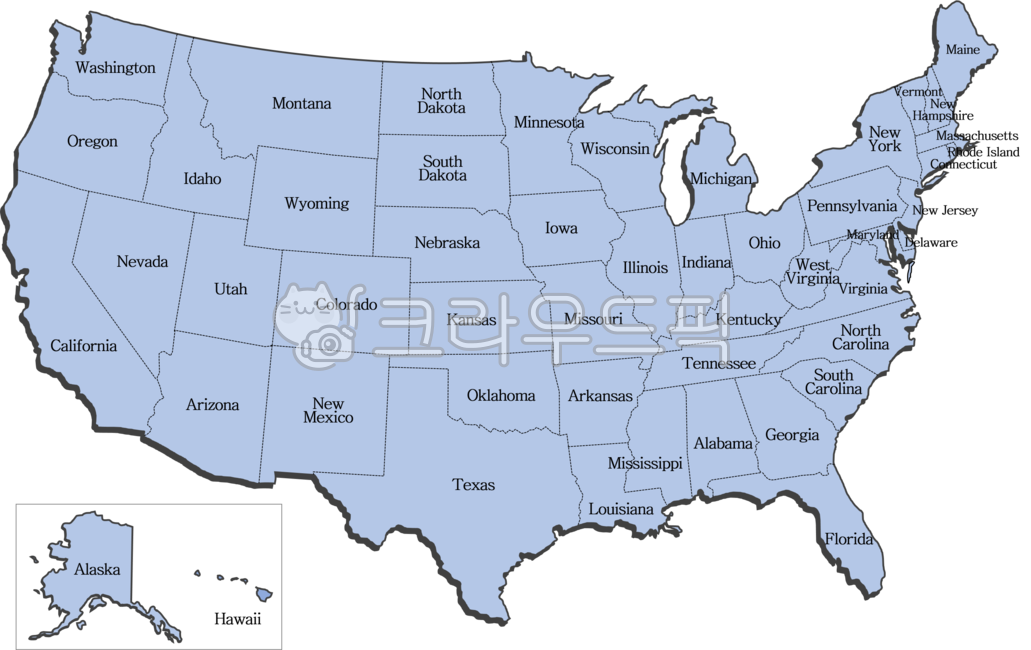 map,지도,미국,미국지도,미국지도일러스트,미국지도영문