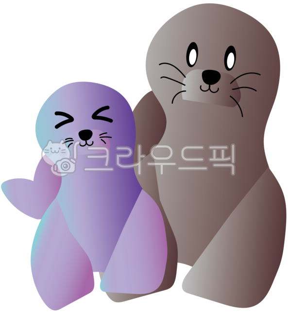 물개,물개일러스트,물개그림,바다,바다동물,해양동물,해양,동물