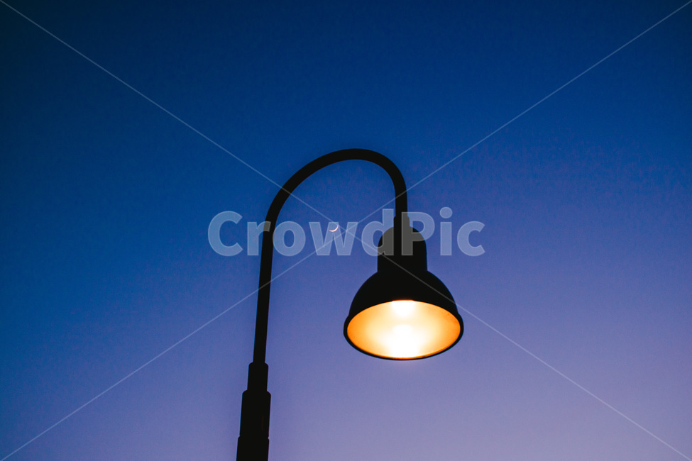 달,감성사진,가로등,초승달,노을,저녁,야경,밤,풍경,nightscape,night,landscape,lamp,램프