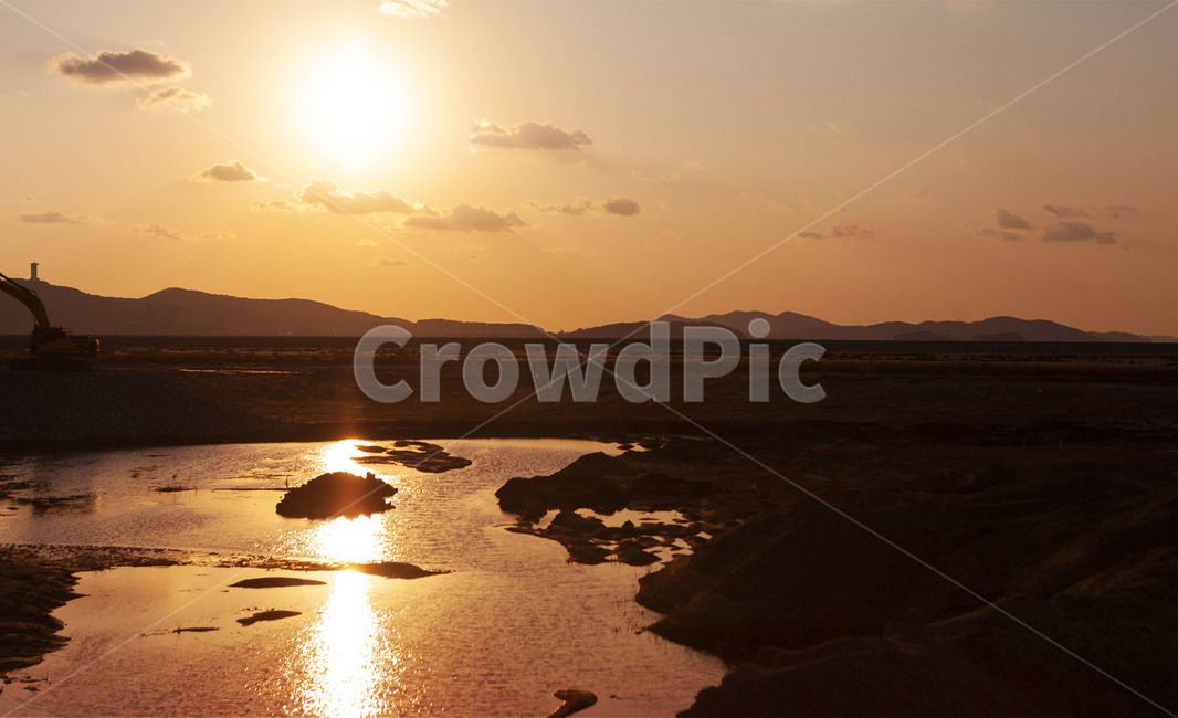 노을,바다,갯벌,섬,flare,플레어,light,빛,sunlight,햇빛,자연,풍경,nature,landscape