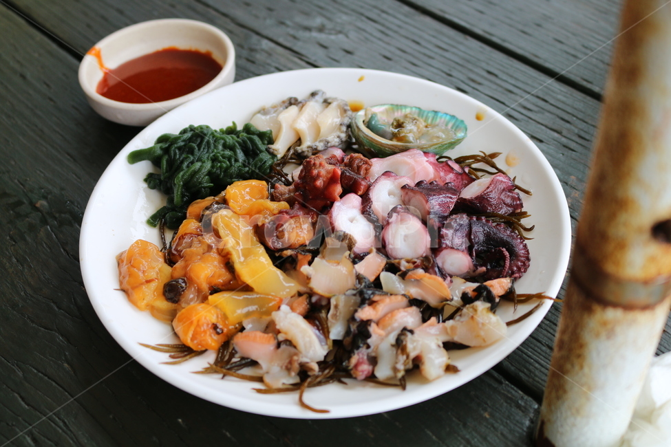 해산물,문어,마라도,초장,food,음식,meal,식사