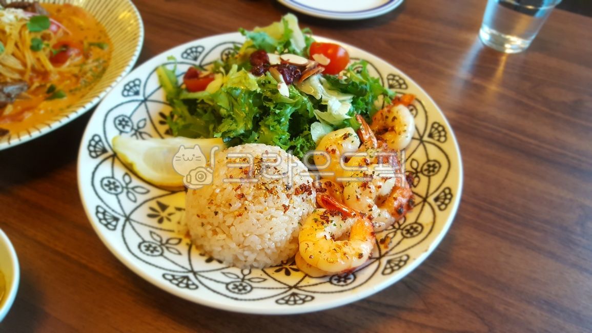 버터갈릭쉬림프라이스,이탈리아음식,food,음식,meal,식사