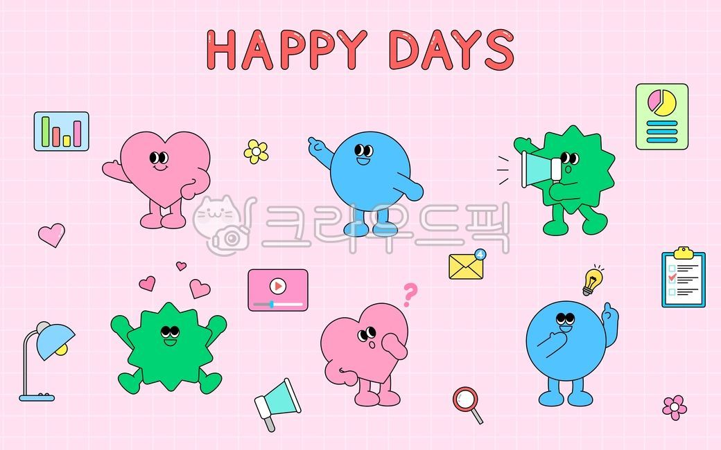 geometric characters,heart characters,charts,education,mail,documents,idea,videos,loudspeakers,stands,characters,graphs,circle characters,speakers,mascots,playback,magnifying glass,star characters,text,question mark,lights,curious,Geometric characters,tea