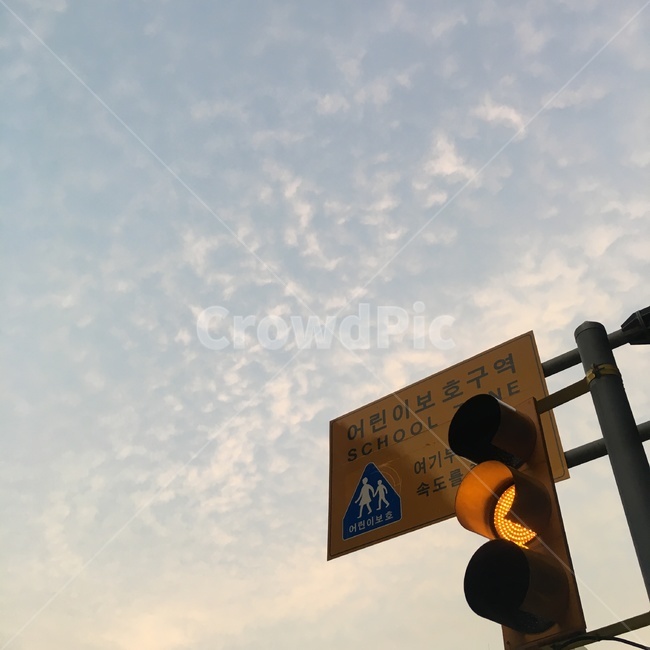 감성,빛,신호등,하늘,횡단보도,light,yellow,sky