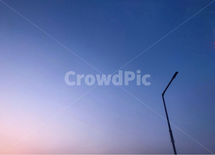 nature,자연,outdoors,옥외,하늘,sky,노을,가로등