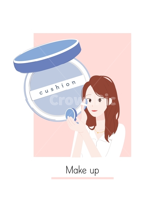쿠션,팩트,화장,화장품,아이콘,플랫디자인,일러스트,뷰티,미용,beauty treatment,그래픽,일러스트레이션,graphic,illustration