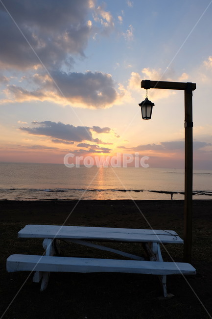 제주도,제주,노을,붉은노을,하늘,바다,광치기해변,jeju,jejudo,sunset,sea,가로등,벤치