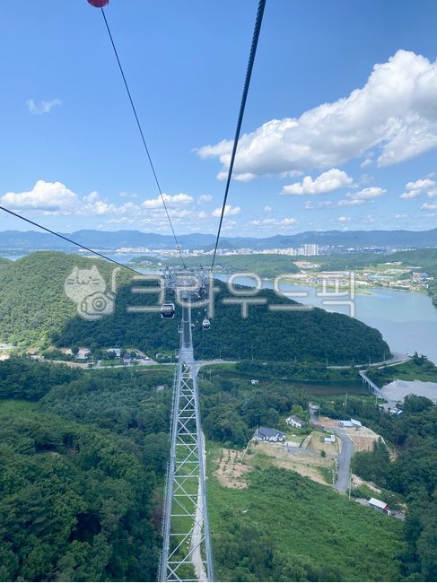 Chuncheon Cable Car,Soyang River,Chun Cheon,cable car,Uiam Lake,Samaksan Mountain