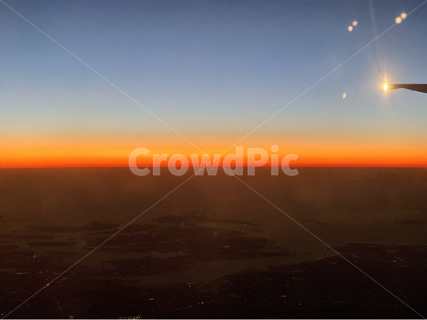 노을,비행기,비행,저녁,하늘,저녁하늘,붉은하늘,sky,sunset,일몰,자연,redsky