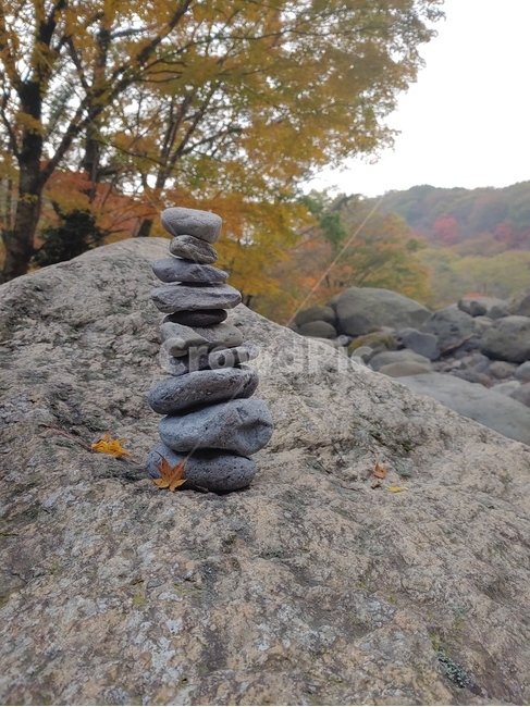 가을,돌탑,소망,자연,가을산