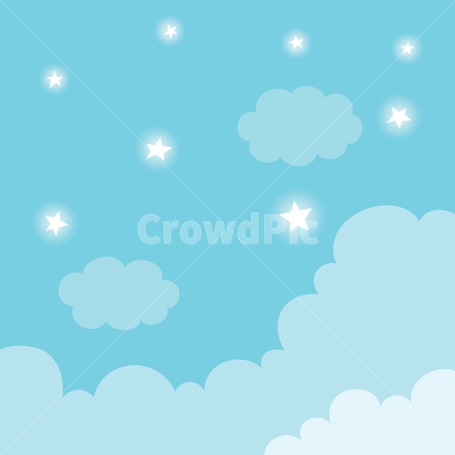 하늘,별,구름,백그라운드,일러스트,배경,빛,하늘색,블루,낮,동화,sky,cloud,star,blue,design,illustration,day,background,light,그래픽,일러스트레이션,graphic,illustration