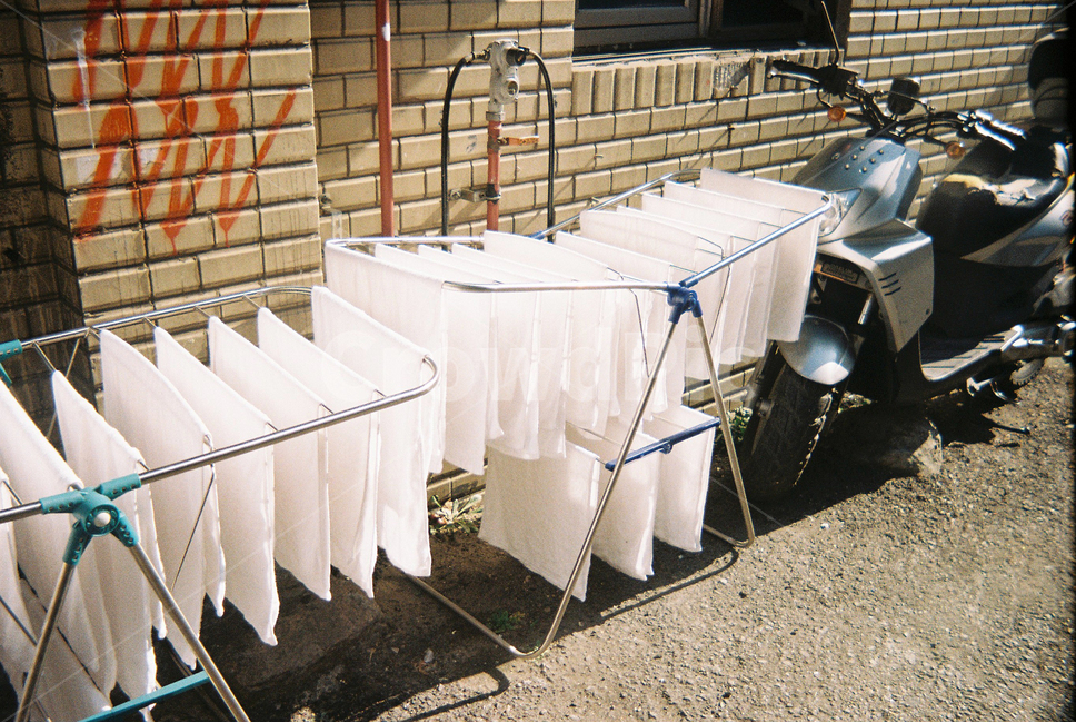이태원,빨래,깨끗한,정겨운,골목,필름카메라,필카,필름,오토바이,골목길,alley,감성,sensible,feeling