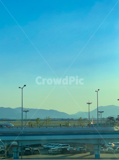 하늘,부산,맑은날,전봇대,sky