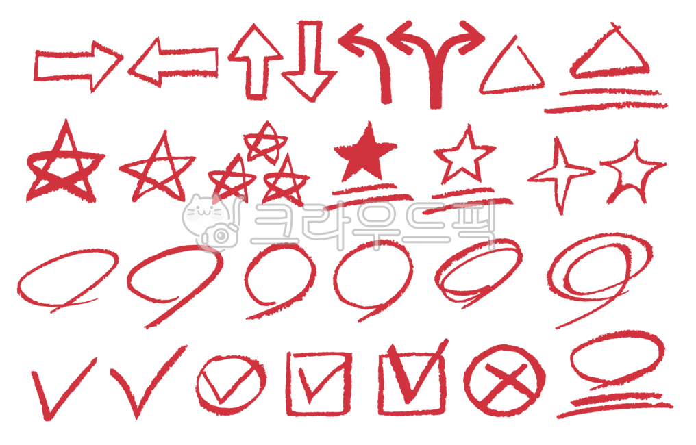 clipart,arrow,icon,two way,error,triangle,evaluation,score,hit,Up Down Left Right,direction,crayon,Important mark,grading,star,png,red pencil,milestone,instruction,PG,check mark,red pen,circle