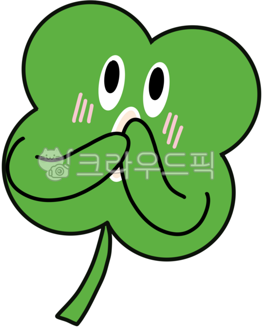 Four-leaf clover,clover drawing,green leaf,four-leaf clover image,luck,facial expression character,four-leaf clover character,clover character