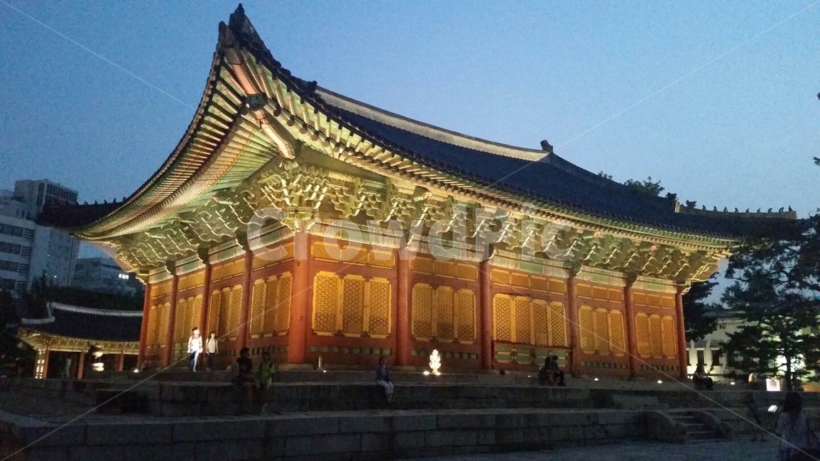 야경,궁,한국적,조선,배경,도시,서울야경