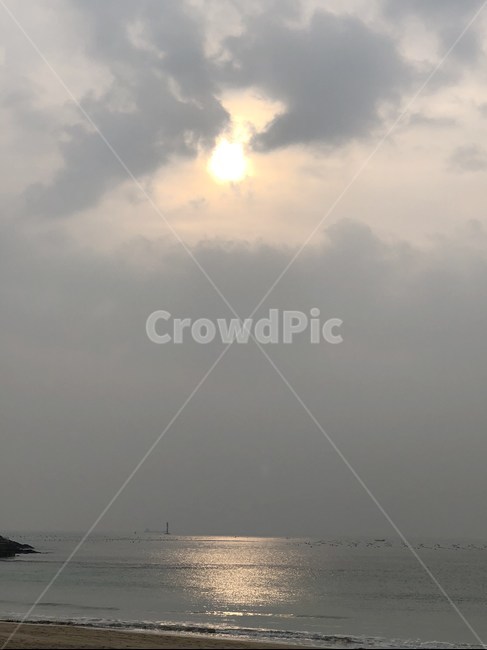 sea,해질녘,sun,하늘,구름,자연,하늘색,sky,자연,풍경,nature,landscape,flare,플레어,light,빛,weather,날씨