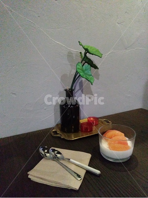 카페,요거트,황도,황도요거트,후식,인테리어,화분,빈병,디저트,간식,후식,dessert,snack