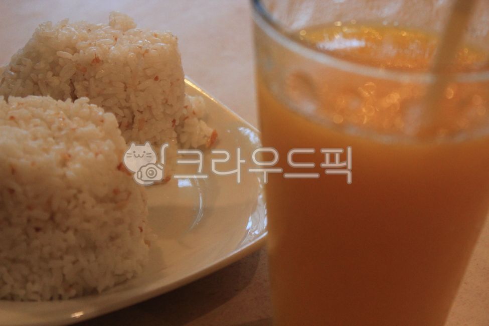 밥,마늘밥,망고쥬스,필리핀요리,필리핀음식,쌀밥,쥬스