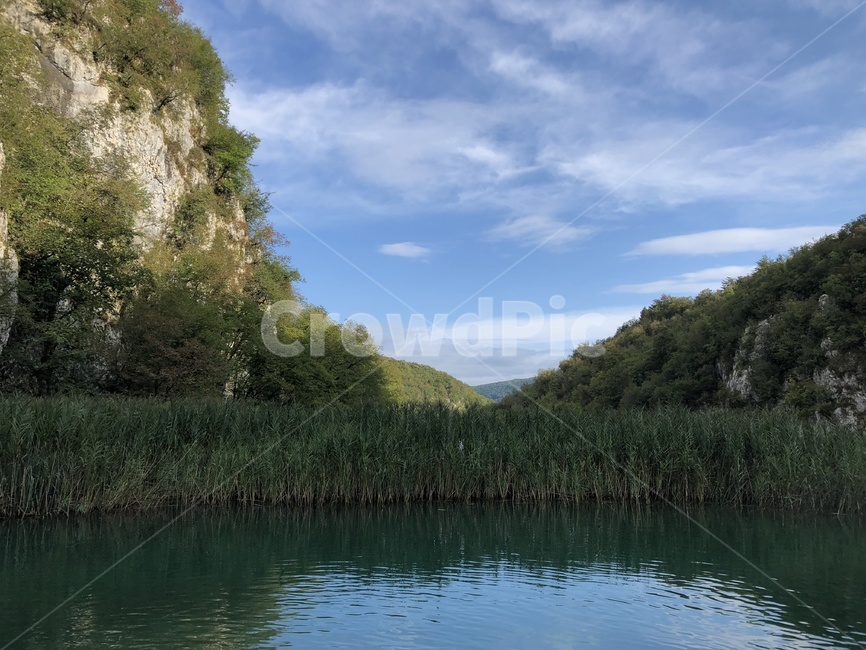 크로아티아,플리트비체국립공원,자연풍경,호수,공원,발칸반도,파란하늘,자연,lake,croatia,nationalpark