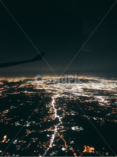 야경,비행기,항공샷,하늘,불빛,야경,밤,풍경,nightscape,night,landscape,도시,city