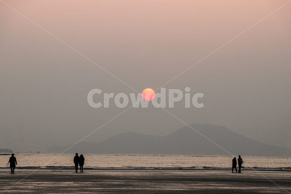 노을,일몰,태양,바다,사람,인간,human,person,sunlight,햇빛