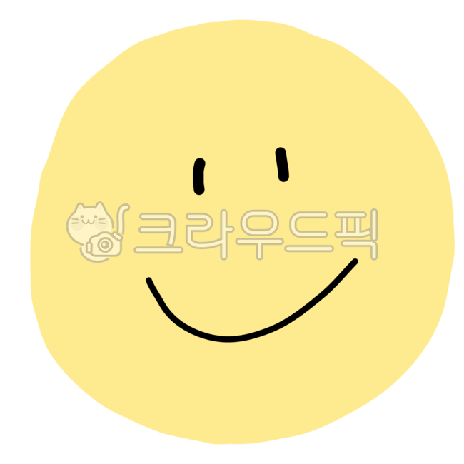 일러스트,손그림,그림,스마일,옐로우,긍정,밝음,미소,감정,표현,표정
