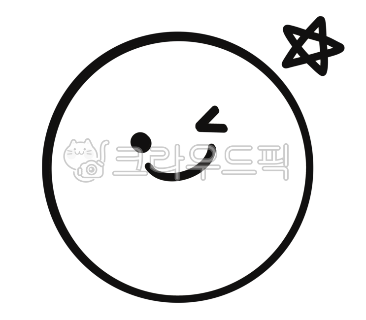 윙크,찡긋표정,스마일이모지,윙크이모티콘,얼굴,웃는얼굴,별,smile,smileface,emogi,wink,winkface,graphic,removebackground,emotion