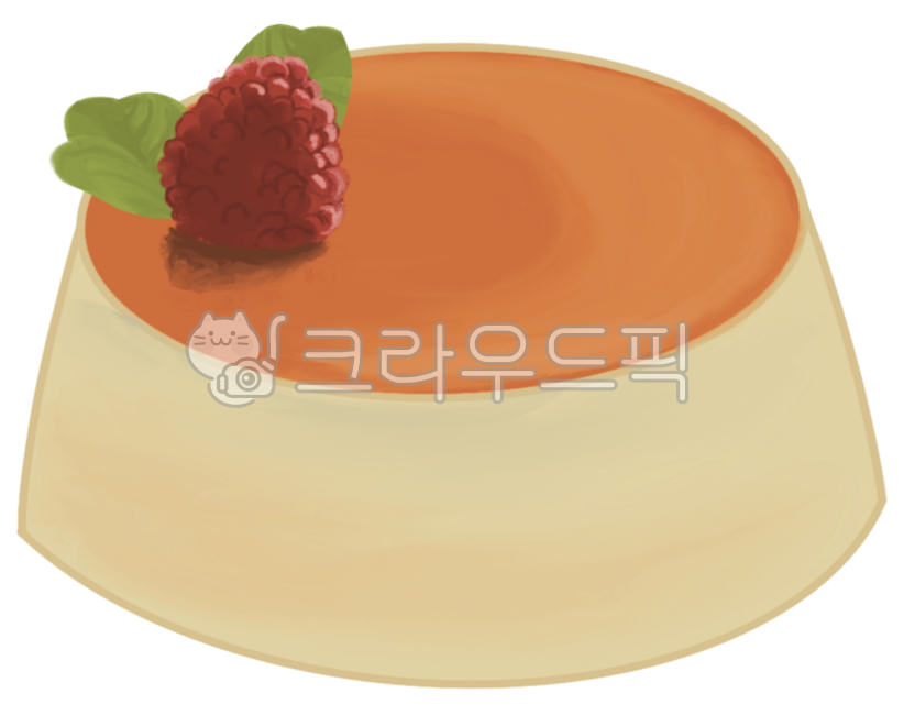 Pudding,snack,bakery,strawberry,custard