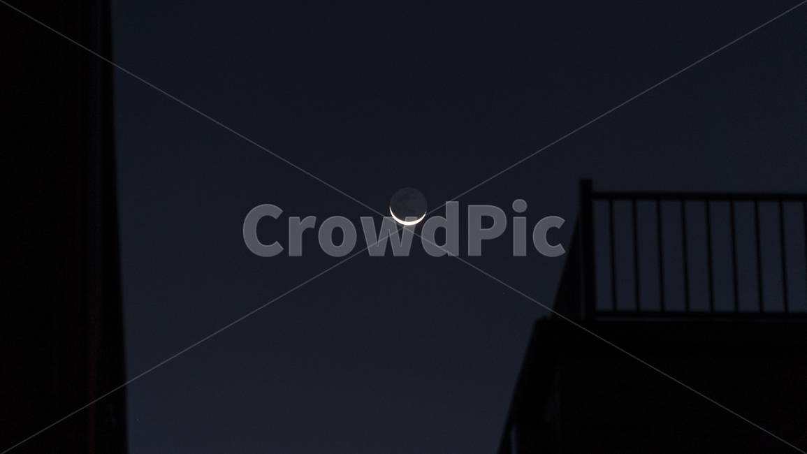 밤하늘,달,감성,새벽,초승달,moon,sky,mood,야경,밤,풍경,nightscape,night,landscape,nature,자연,outdoors,옥외