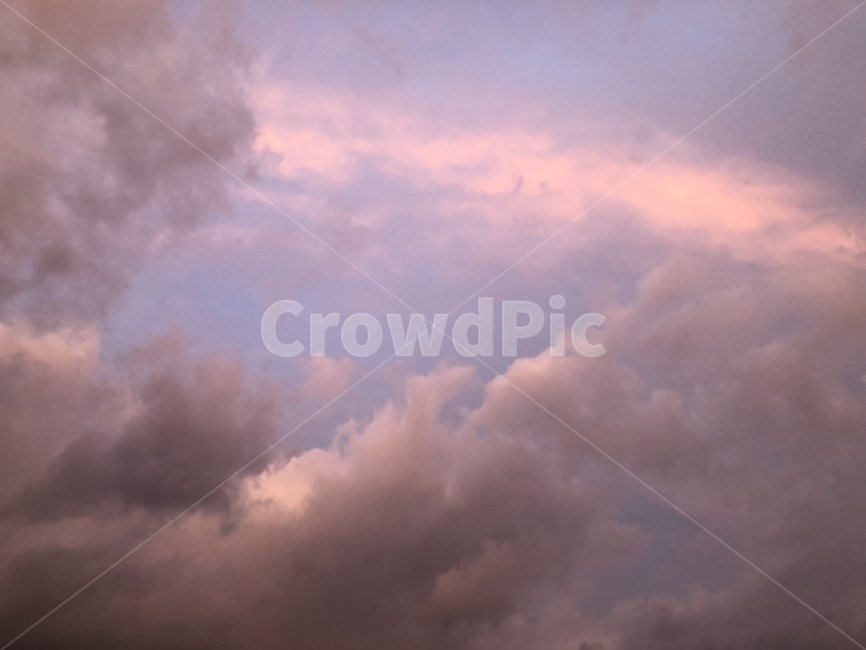 색감,핑크,분홍색,하늘,구름,자연,풍경,nature,landscape,weather,날씨,outdoors,옥외,cloud,sky,cumulus,적운
