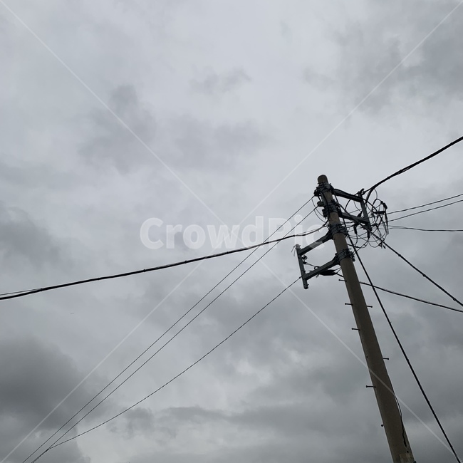 전깃줄,하늘,배경,가로등,흐림,에너지산업,energy industry