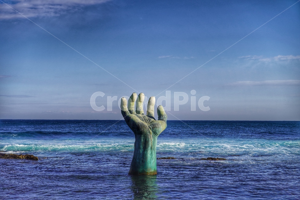 호미곶,바다,상생의손,하늘,풍경,포항,구름,파도,자연,풍경,nature,landscape,조각상,동상,석상,조형물,statue,bronze statue,stone statue,water,물,ocean,대양,outdoors,옥외,sea,wood,나무