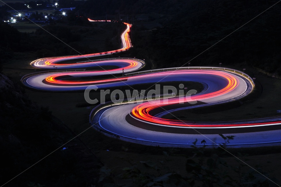 함양지안재,지안재,지안재궤적,함양고부랑길,지안재의밤,road,도로,light,빛